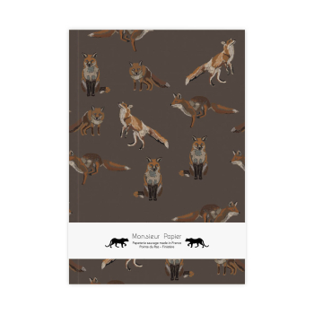 Monsieur Papier - Carnet M Mr Fox