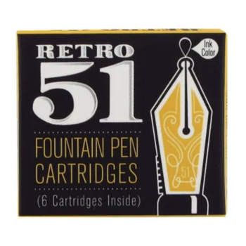 6 cartridges Retro 51 for fountain pen