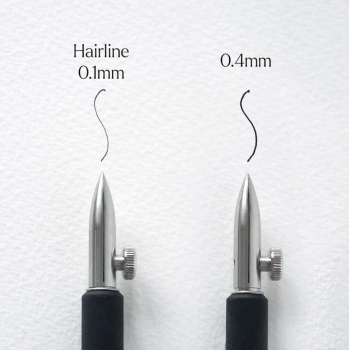 Stylo Tom's Studio One-Dip-Nib plume sterling steel
