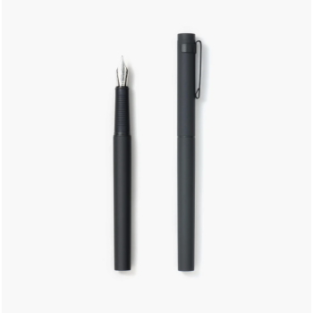 Stylo plume Kakimori en aluminum noir