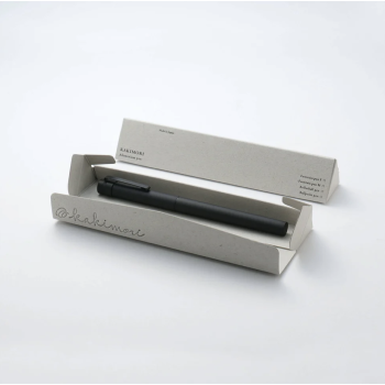 Stylo plume Kakimori en aluminum noir