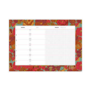Monsieur Papier - Weekly planner Camélia