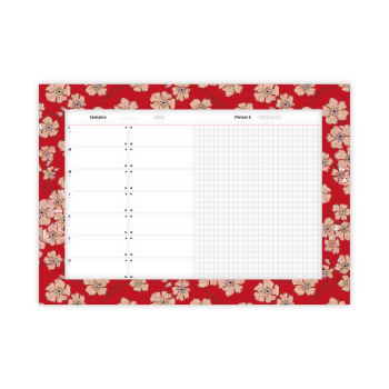 Monsieur Papier - Weekly planner Cerisier