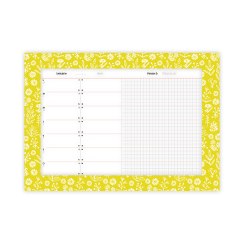 Monsieur Papier - Weekly planner Millefleurs