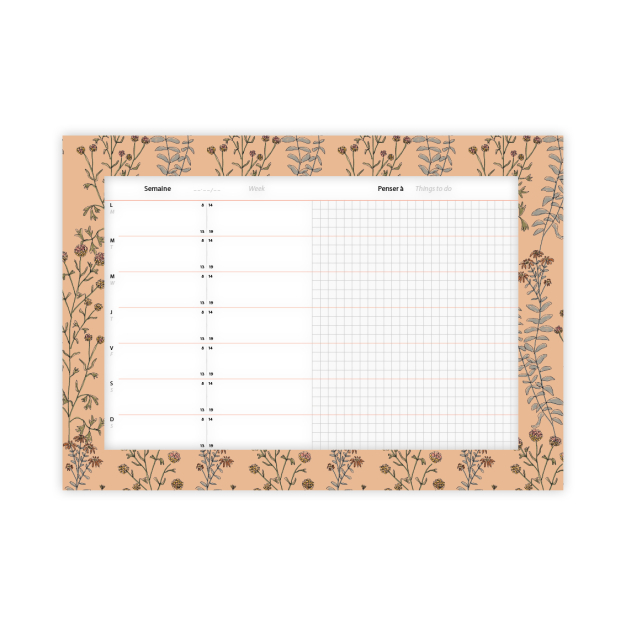 Monsieur Papier - Weekly planner Rhume des foins