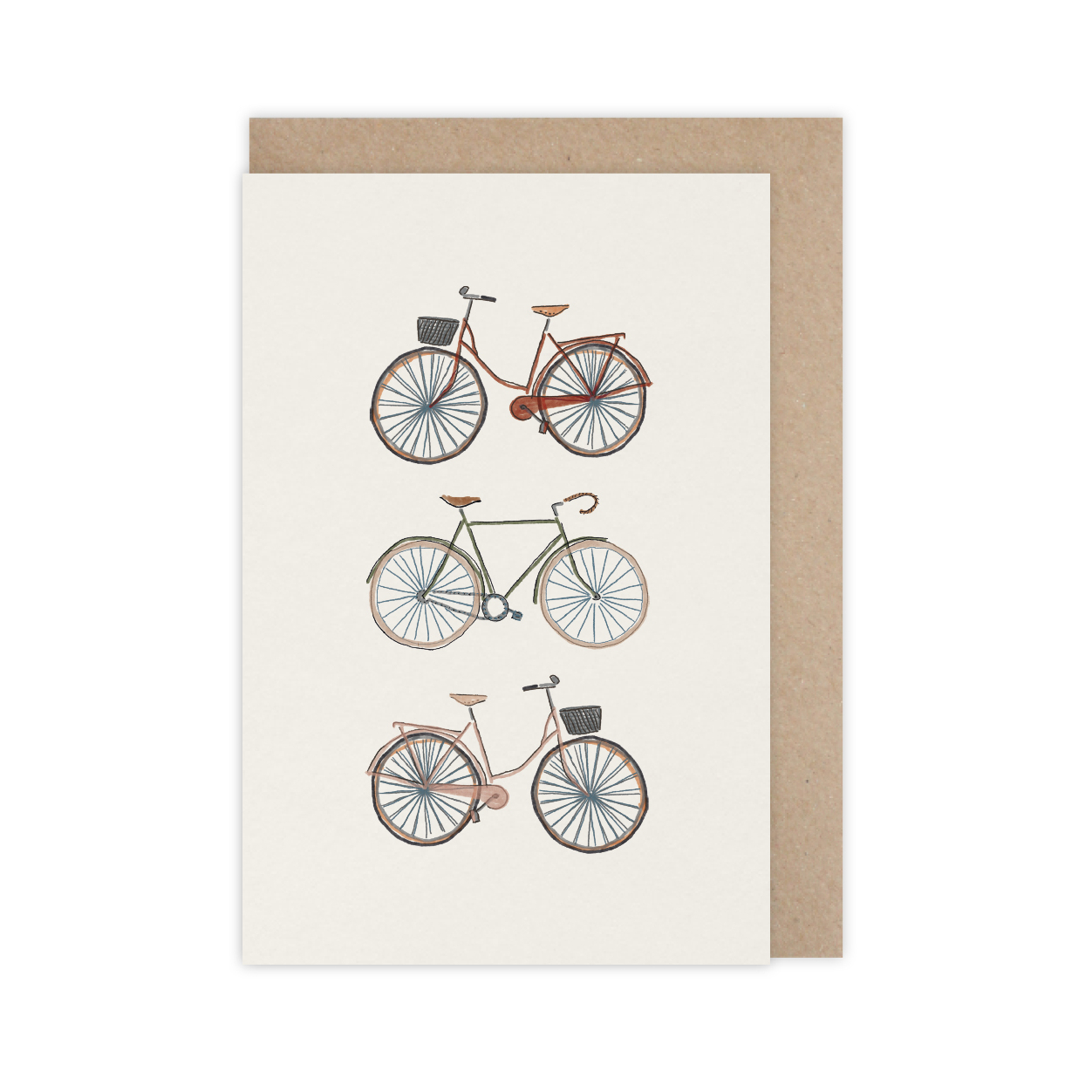 Monsieur Papier - Carte À bicyclette