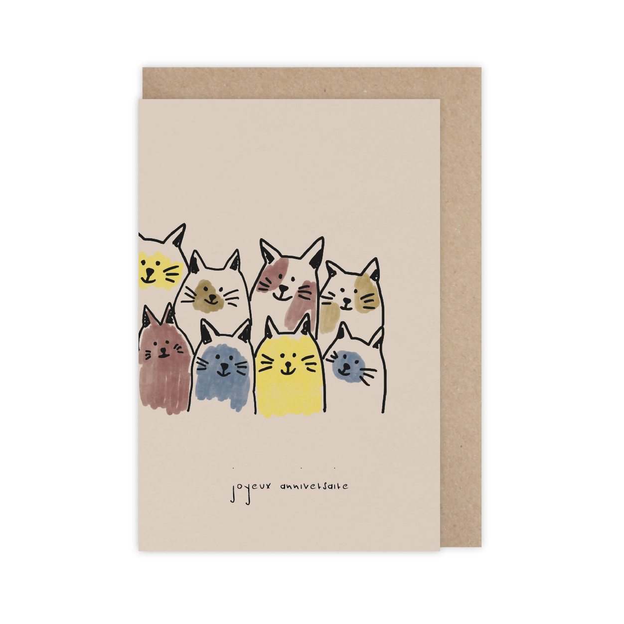 Monsieur Papier - Carte anniversaire Cool Cat