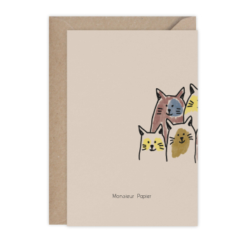 Monsieur Papier - Card anniversaire Cool Cat