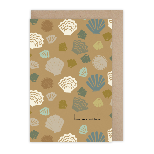 Monsieur Papier - Card anniversaire Shell