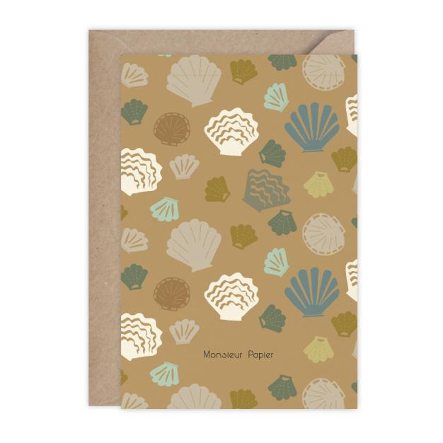 Monsieur Papier - Card anniversaire Shell