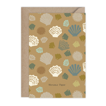 Monsieur Papier - Carte anniversaire Shell