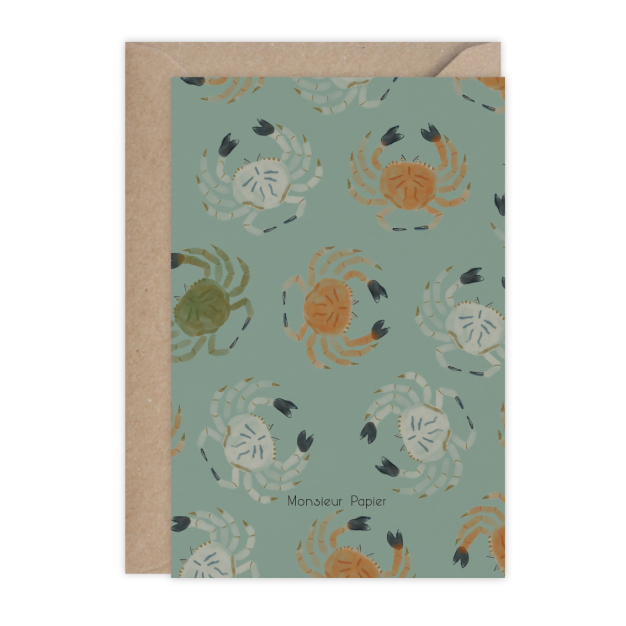 Monsieur Papier - Card Crabe enragé