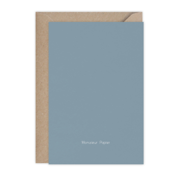 Monsieur Papier - Carte Voyager léger