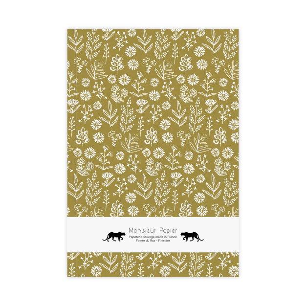 Monsieur Papier - Carnet M Millefleurs