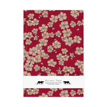 Monsieur Papier - Carnet M Cerisier