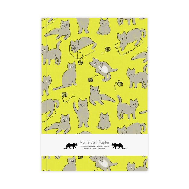 Monsieur Papier - Carnet M Cuddle Cat
