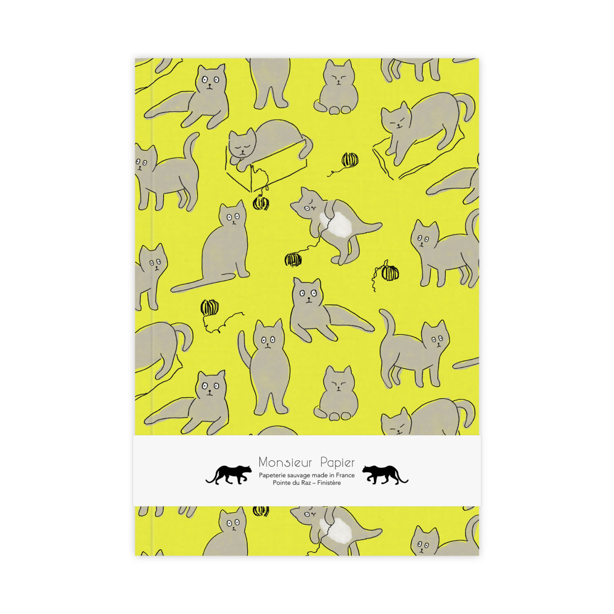 Monsieur Papier - Notebook M Cuddle Cat