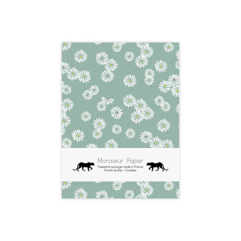 Monsieur Papier - Carnet S Pâquerettes