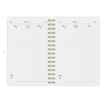 Monsieur Papier - 2026 office diary Camélia