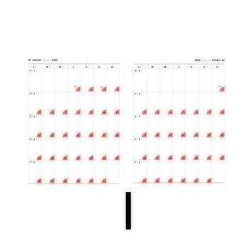 Monsieur Papier - 2026 pocket diary Rhododendron