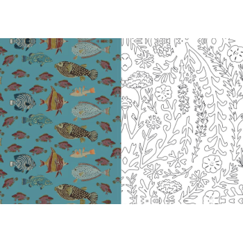 Monsieur Papier - Colouring Book