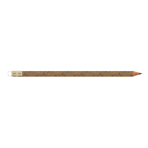 Monsieur Papier – Crayon de papier À bicyclette