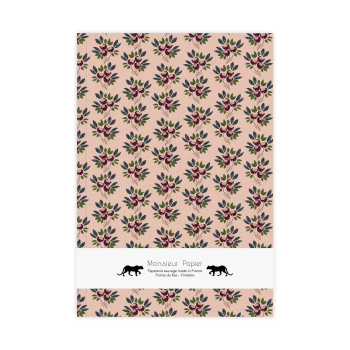 Monsieur Papier - Carnet M Broderie