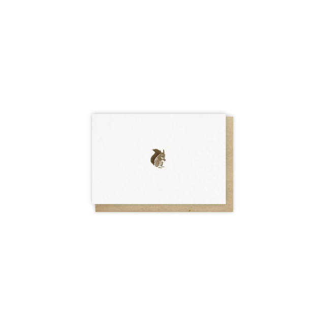 Monsieur Papier - Mini-carte 2 volets Squirrel