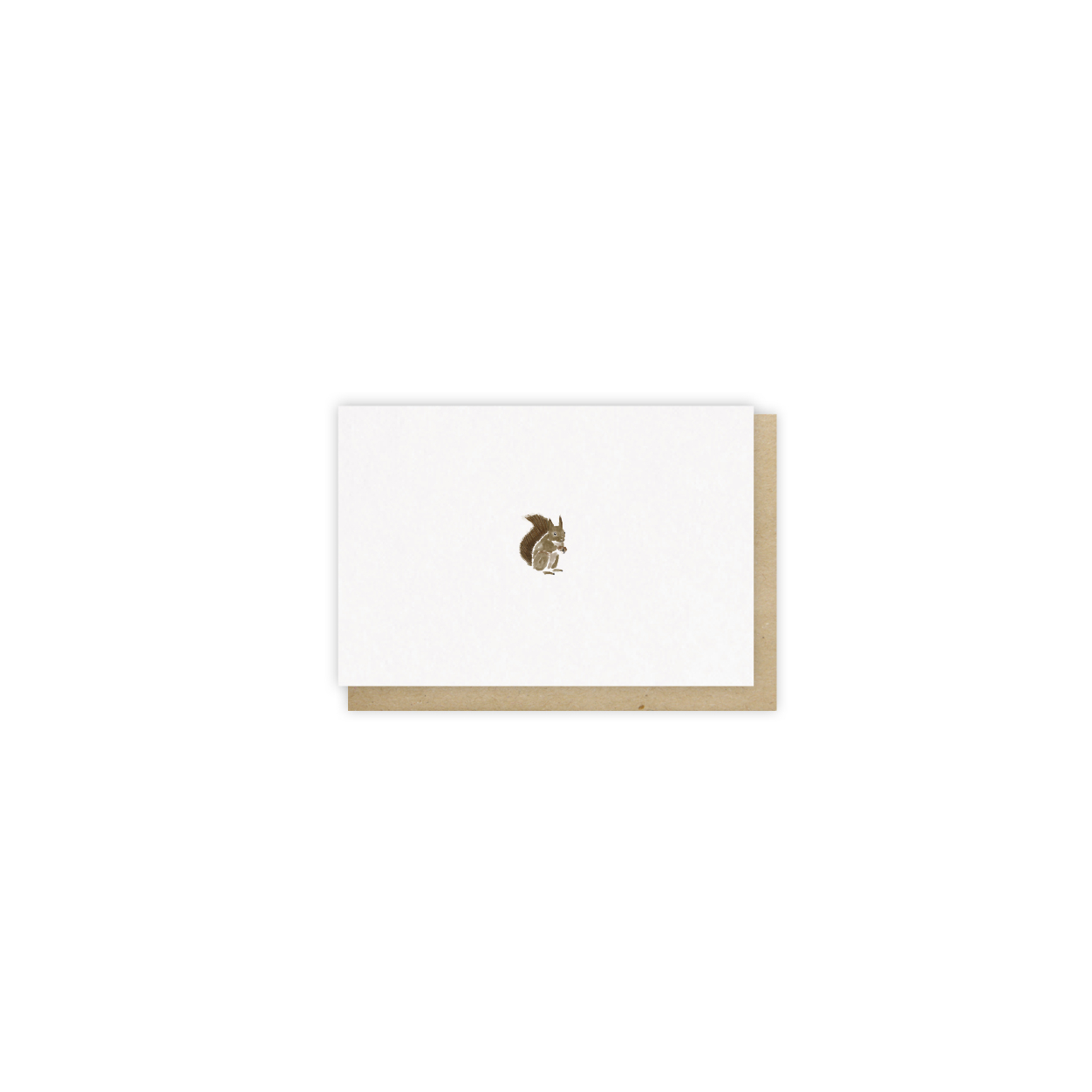 Monsieur Papier - Mini-carte 2 volets Squirrel