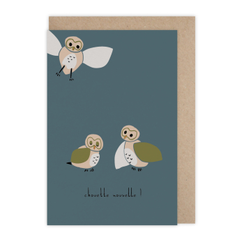 Monsieur Papier - Card Chouette nouvelle
