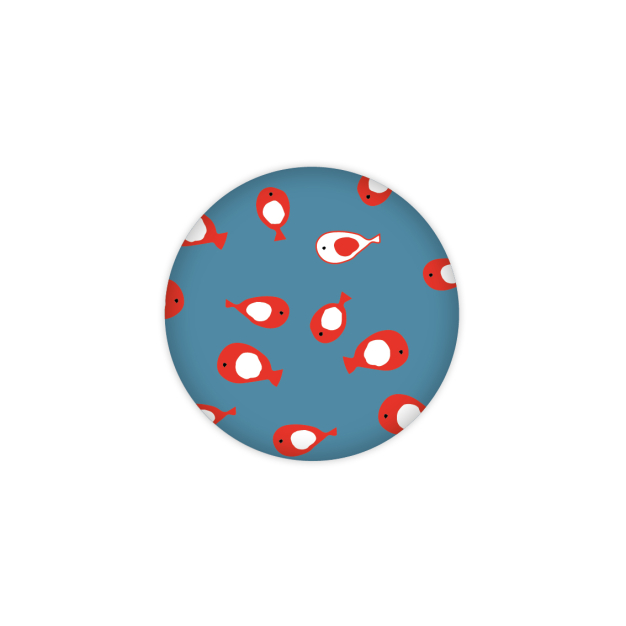 Monsieur Papier - Badge Aquarium