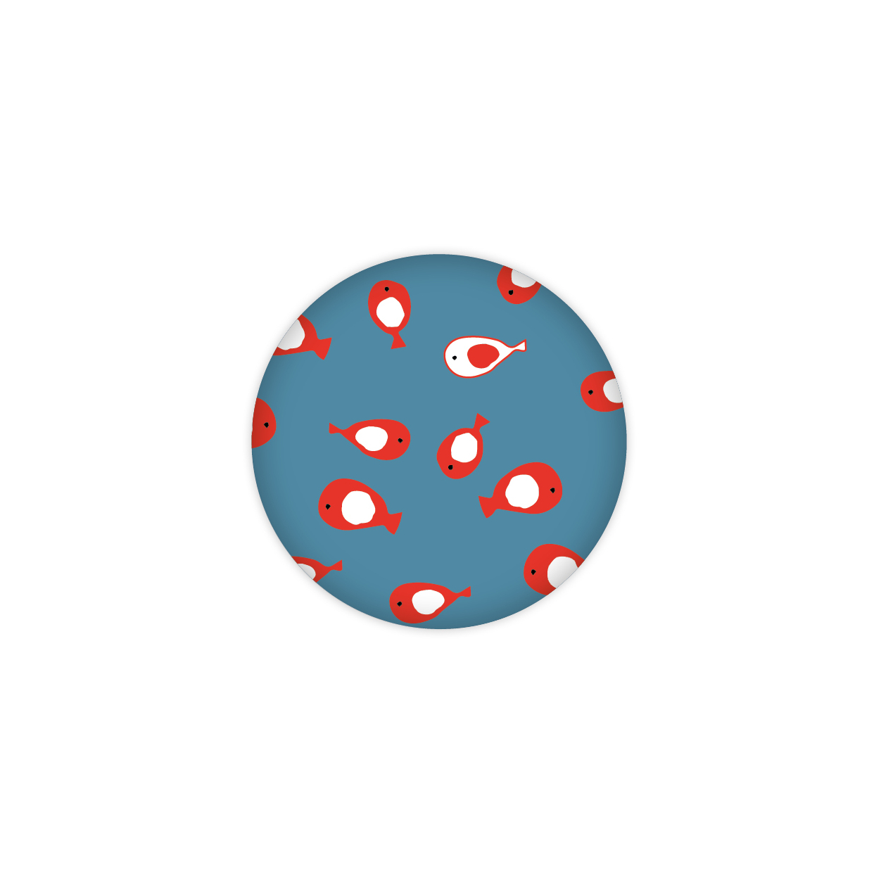 Monsieur Papier - Badge Aquarium