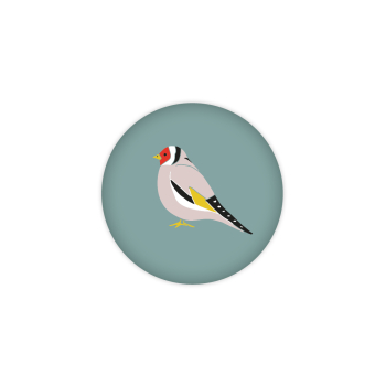 Monsieur Papier - Badge Chardonneret