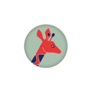 Monsieur Papier - Badge Girafe