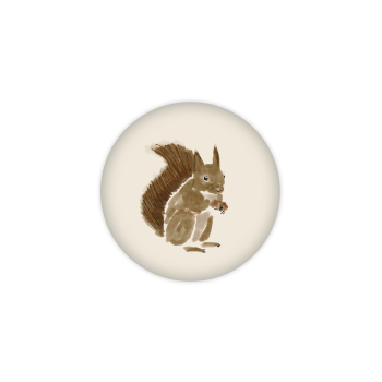Monsieur Papier - Badge Ecureuil