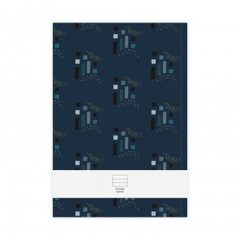 Monsieur Papier - Carnet ligné moyen format Basalte