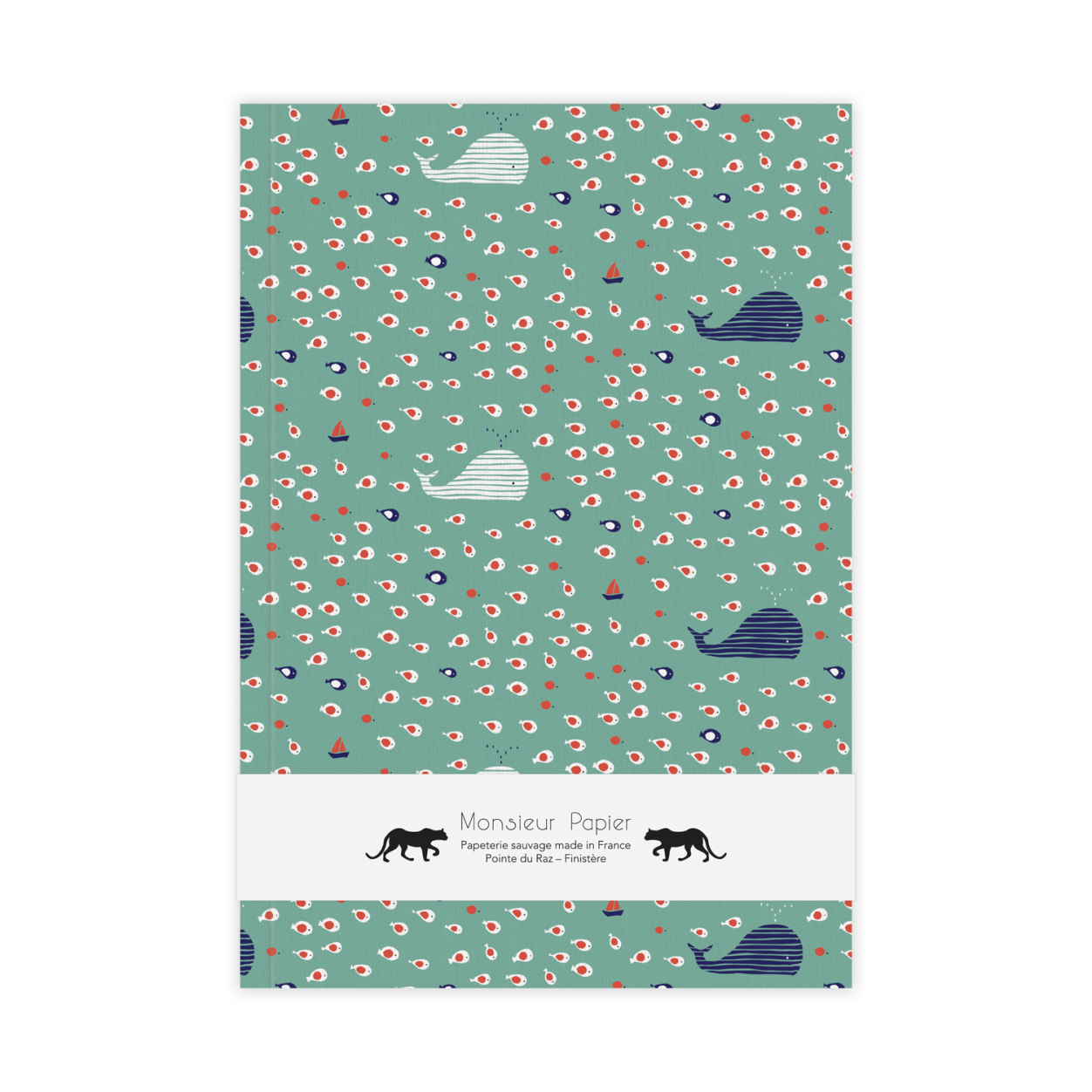 Monsieur Papier - Carnet ligné moyen format Iroise