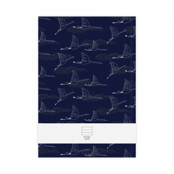 Monsieur Papier - Carnet ligné moyen format Vol de nuit