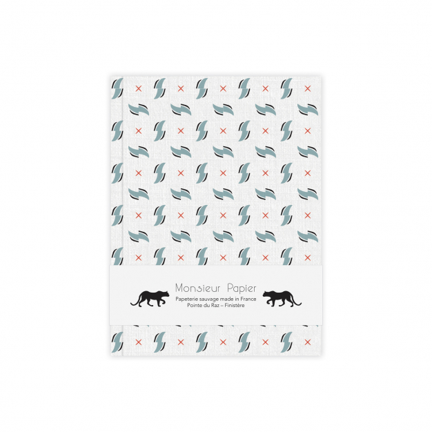Monsieur Papier - Lined notebook small size Éole