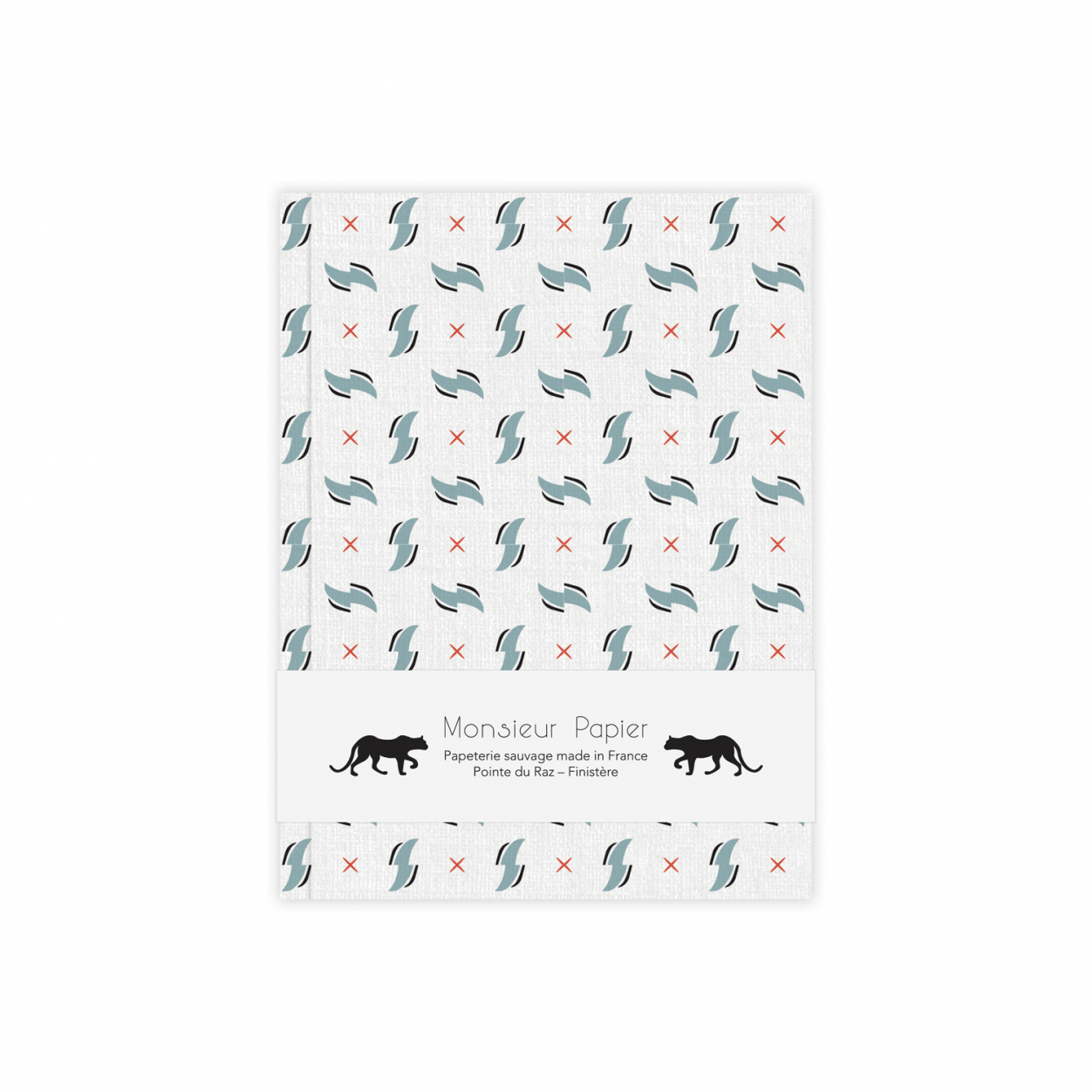 Monsieur Papier - Lined notebook small size Éole