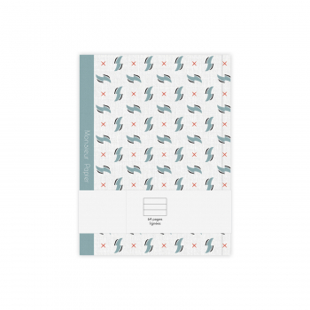 Monsieur Papier - Lined notebook small size Éole