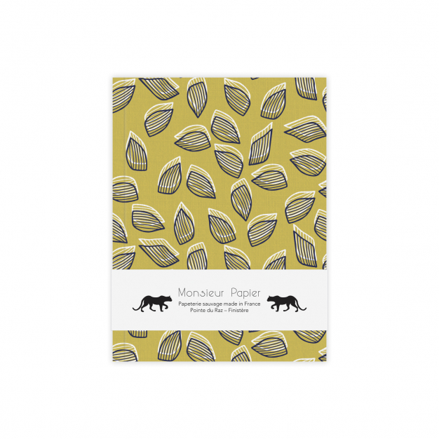 Monsieur Papier - Lined notebook small size Feuillaison