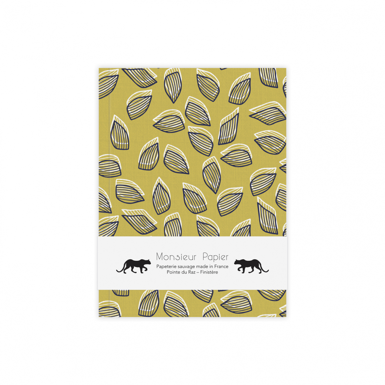 Monsieur Papier - Lined notebook small size Feuillaison