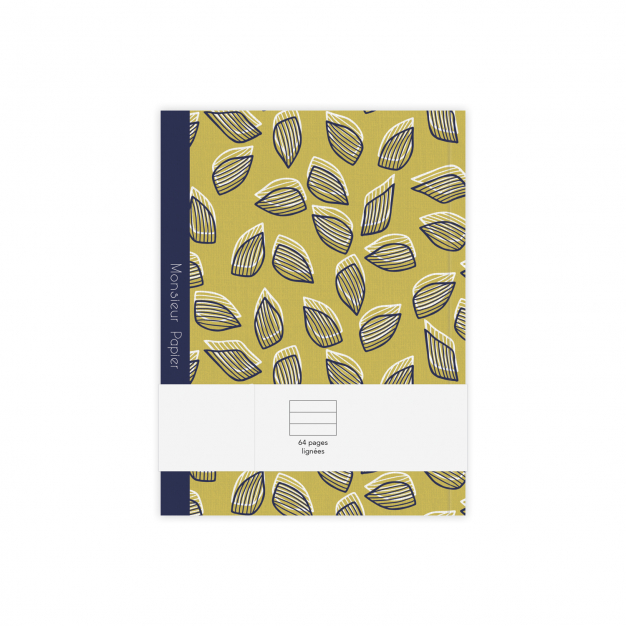 Monsieur Papier - Lined notebook small size Feuillaison